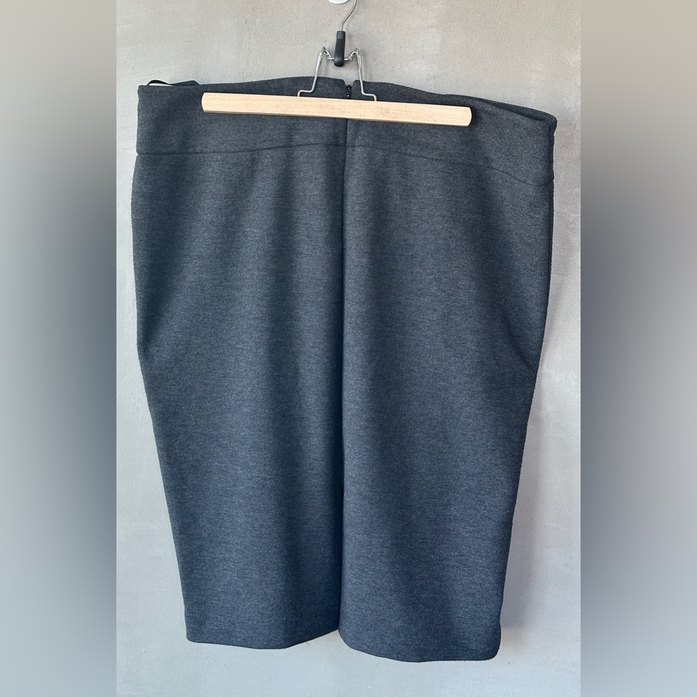 Charcoal Grey Pencil Skirt